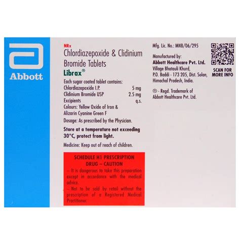 Librax Tablet | Uses, Side Effects, Price | Apollo Pharmacy