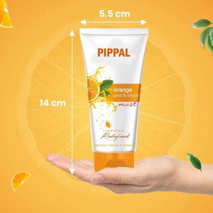 PIPPAL Orange Peel And Reveal Mask 70g (Pack of 6) Face Wash - Price in ...