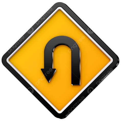 Left Hairpin Curve Ahead Sign, Left Hairpin, Curve Ahead Sign, Traffic ...