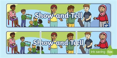 Show-and-Tell Display Banner