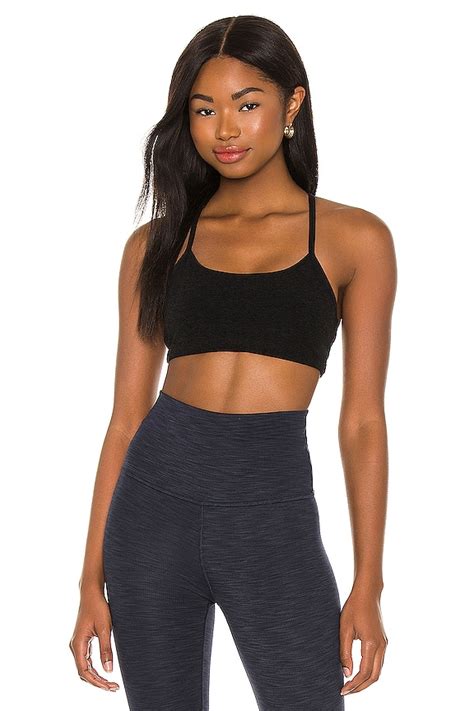 Beyond Yoga Spacedye Slim Racerback Bra in Darkest Night | REVOLVE
