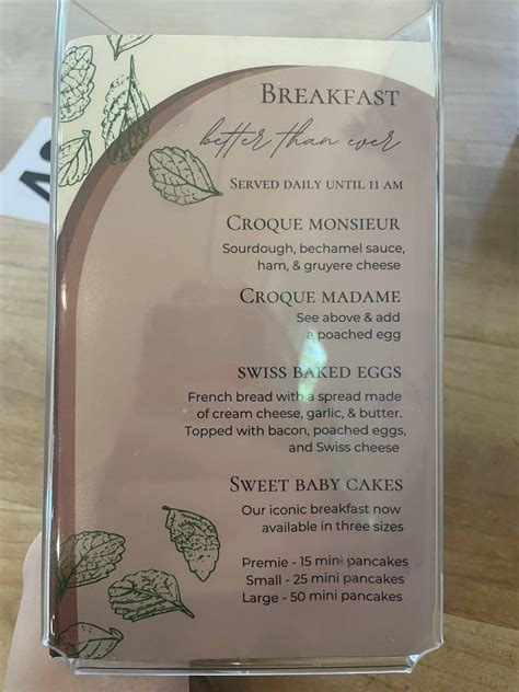 Menu at Koffee With a Kause restaurant, Benton