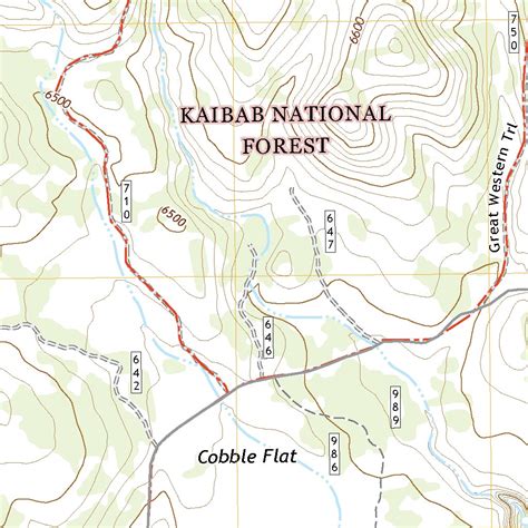 White Horse Lake, AZ (2021, 24000-Scale) Map by United States ...