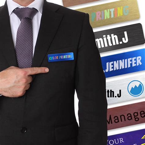 Custom Name Tag With Logo Name Personalised Name Id Badge | Desertcart ...