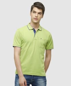Classic Polo Solid Men Polo Neck Light Green T-Shirt - Buy Classic Polo ...