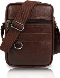 Alison Brown Sling Bag Men -Small Brown - Price in India | Flipkart.com