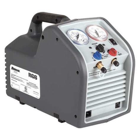 Robinair Refrigerant Recovery Machine, 27 lb. RG6 | Zoro