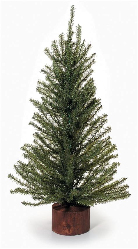 Mixed Pine Tree with Wood Base - 216 Tips - 24 inches (1 Tree) : Amazon ...