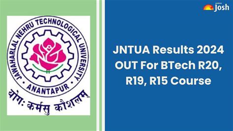 JNTUA Results 2024 OUT For BTech R20, R19, R15 Course; Direct Link to ...