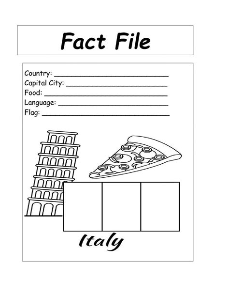 Country Fact File Worksheet 的图像结果