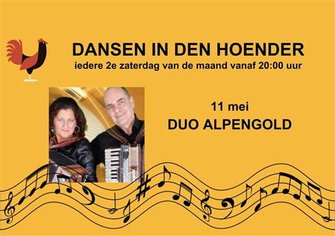 Dansen in Den Hoender met Duo Alpengold, Wijkgebouw Den Hoender Venray ...