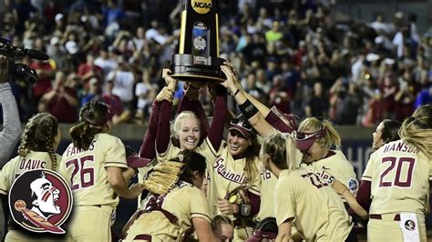 Florida State Wins 2018 Softball National Championship - YouTube