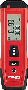 Hilti PD-S Laser Distance Meter 60M/197ft, Handheld Range Measure Meter ...