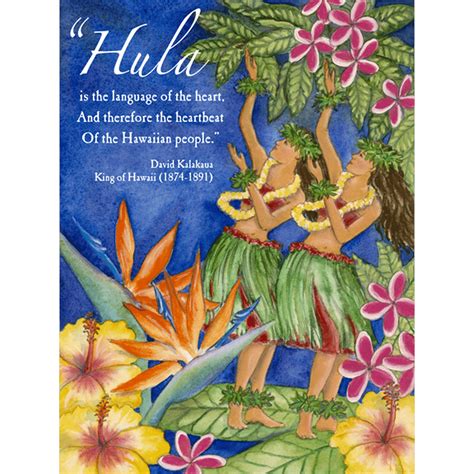 Hula is the Language of the Heart Print – Banana Patch Studio
