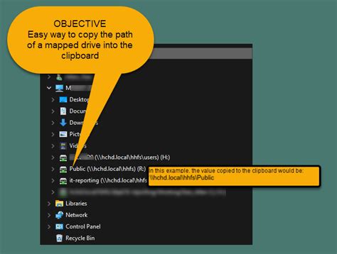 Copy Path of Mapped Network Drive 的图像结果
