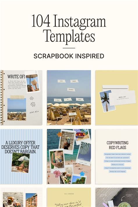 🌟 FREE Editable Canva Templates for Copywriters | Summer Scrapbook ...
