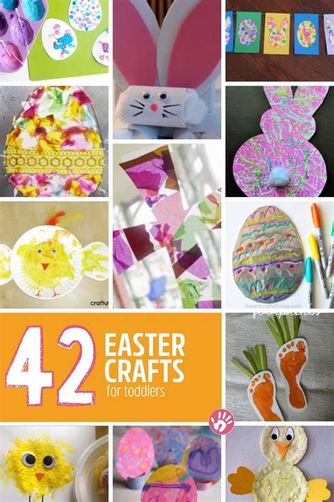 42 Easter Crafts for Toddlers! "Egg-cellent" for 2 & 3 Year Olds