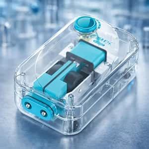 rizopets Aquarium Air Pump, Clear Transparent Case, Blue Accents, Dual ...