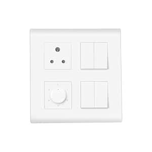 Cona 10712 Status Axis 12 Modular Plate with Blue LED Indicator NAT ...