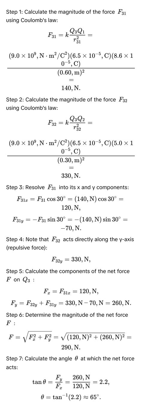 Electric Force Using Vector Components 的图像结果
