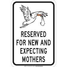 Reserved For New And Expecting Mothers Sign | Brady | BradyIndia.co.in