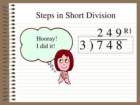 Image result for Short Division Note