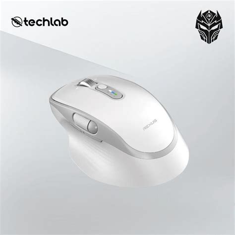 Promo Rexus Flow QZ30 Wireless Office Mouse Ergonomic Silent Click ...