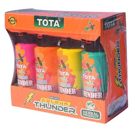 Buy TOTA Mini Colour Thunder for Holi Celebration (Set of 4) Online at ...