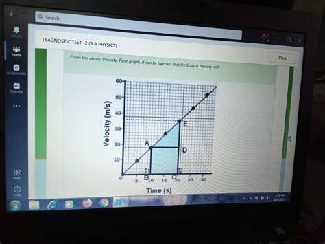 In the total journey starting from rest the body has traveled upto a ...
