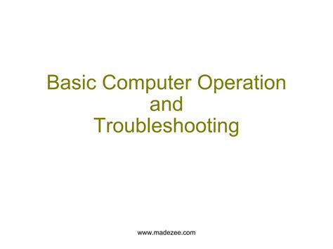 Image result for Basic Computer Operation