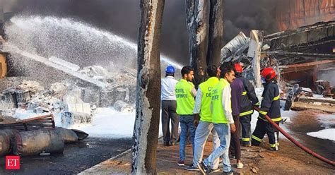 Video: Major fire at auto parts factory in Gurugram - The Economic Times