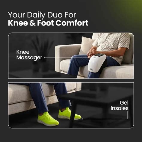 Walk Comfort Combo: Knee Massager + Gel Insoles – UltraCare PRO