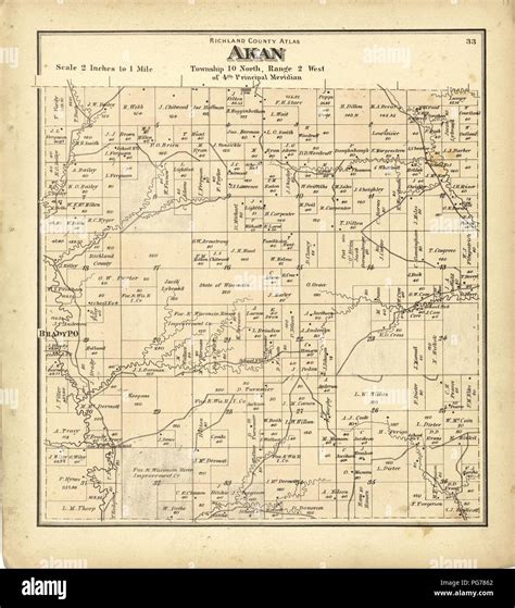 Sectional road map hi-res stock photography and images - Alamy