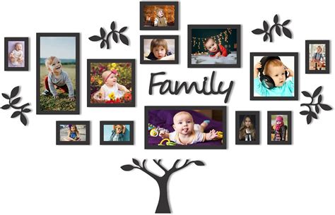 PAPER PLANE DESIGN Photo Picture Frame Set Collage For Home Decor ...