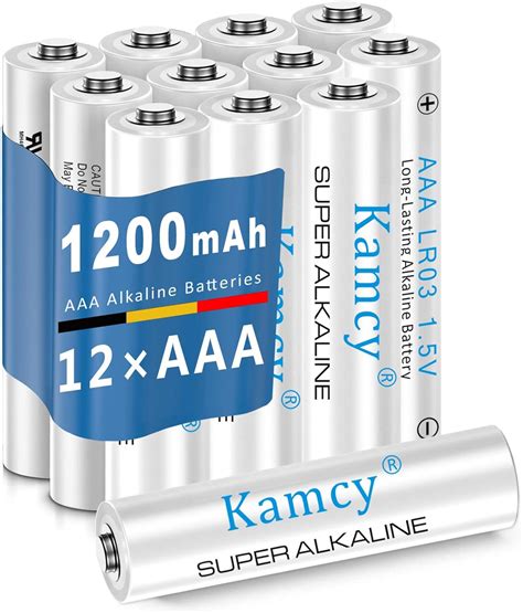 Amazon.com: KAMCY AAA Batteries, 1.5V Triple AAA Batteries (12 Pack ...