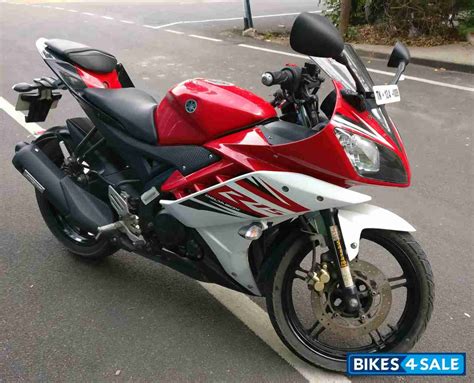 Used 2014 model Yamaha YZF R15 V2 for sale in Chennai. ID 150307. White ...