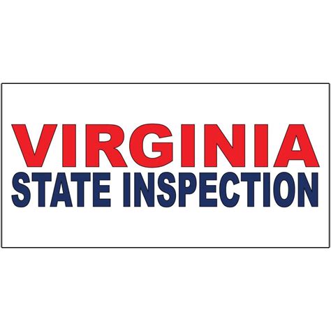 Virginia State Inspection Sticker 2022