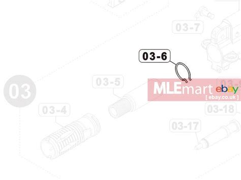 VFC G36 GBBR Flash Hider Retaining Spring | MLEmart.com