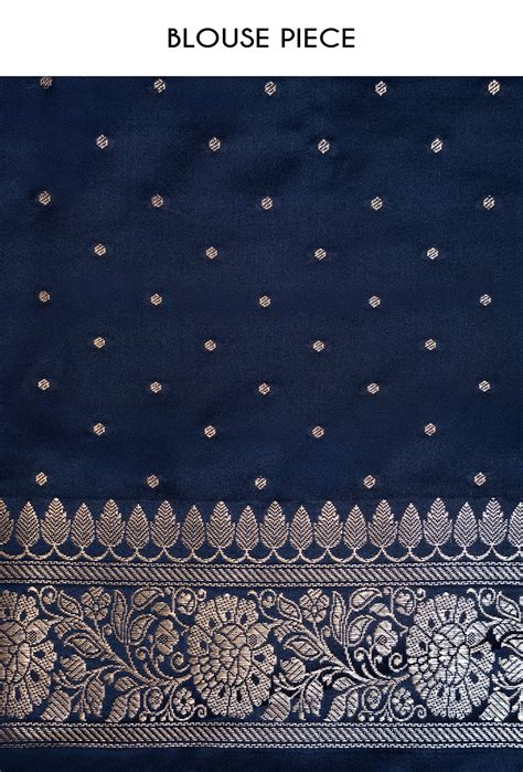 Lush Malai Silk Saree in Royal Blue with Zari Border Detailing | Tajore ...