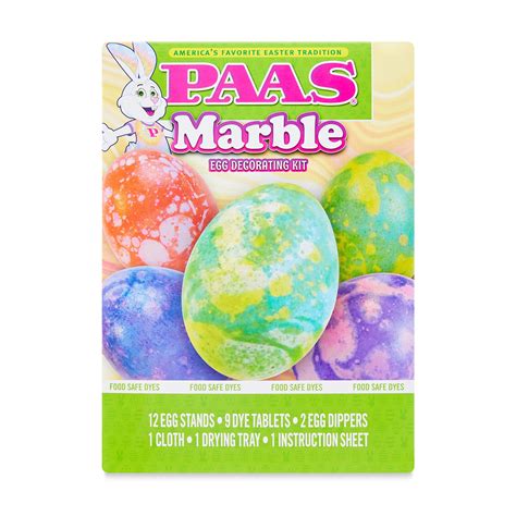 PAAS Kids Coloring Tablets, Marble Easter Egg Decorating and Dye Kit, 1 ...