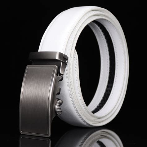 Men belt Luxury brand mens leather belts fashion Automatic Belt buckle ...