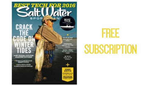 Free Subscription | Salt Water Sportsman Magazine :: Southern Savers