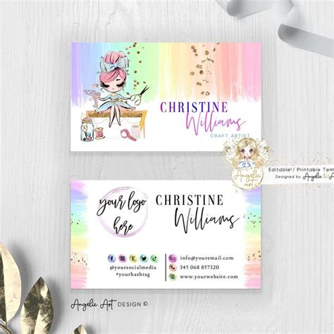 Craft Shop Business Cards 的图像结果