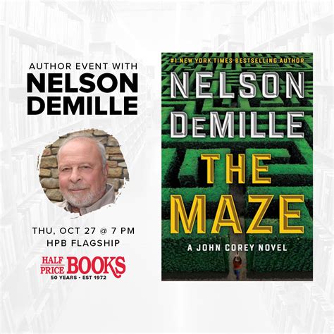 Nelson DeMille set for book signing at Half Price Books Flagship - Lake ...