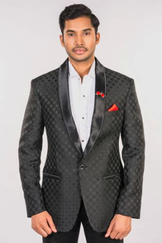 Rent/Buy Black Printed Blazer | Home Trial | Free Delivery | CandidMen