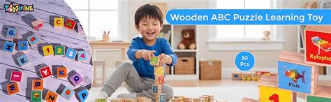 Buy Toyshine Wooden ABC Puzzle Learning Toy - Educational Alphabet ...