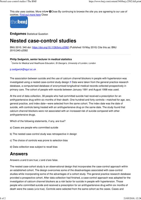 Nested Case-Control Studies 的图像结果