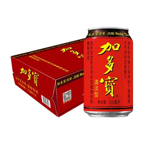 加多宝 凉茶植物饮料 茶饮料 310ml*24罐 整箱装参数配置_规格_性能_功能-苏宁易购