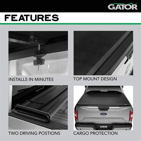 Gator ETX Soft Tri-Fold Truck Bed Tonneau Cover | 59115 | Fits 2019 ...