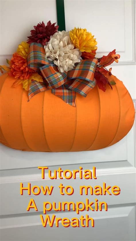 Image result for Pumpkin Frame Wreath Tutorial